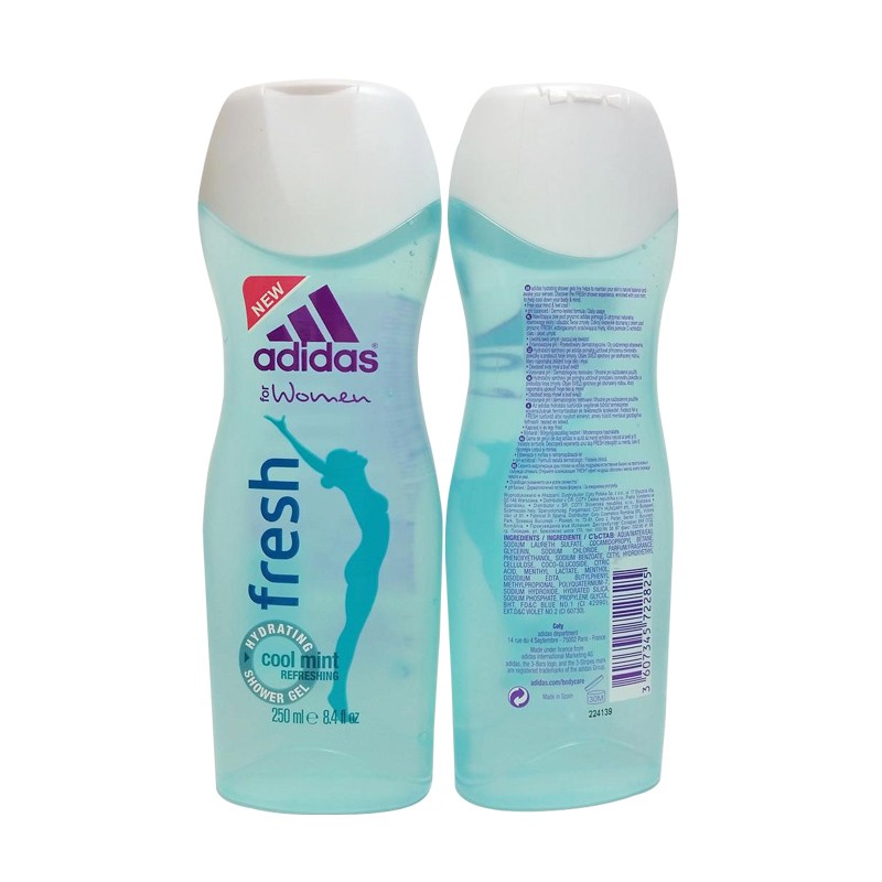Adidas Shower Gel 250ml woman, Fresh