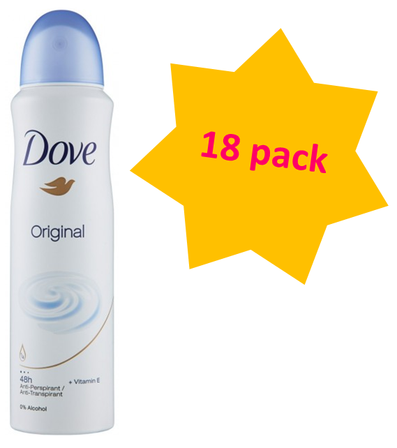 Dove Body Spray 150ml woman, Original