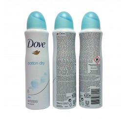 Dove Body Spray 150ml woman, Cotton Dry