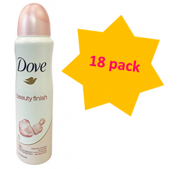Dove Body Spray 150ml woman, Beauty Finish - 18 pack