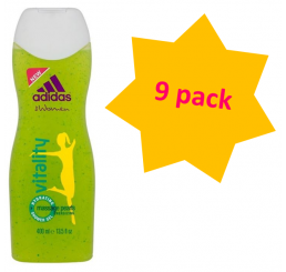 Adidas Shower Gel 250ml woman, Vitality - 9 pack