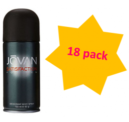 Jovan Body Spray 150ml men, Satisfaction - 18 pack