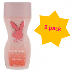 Playboy Shower Gel 250ml woman, Play it Lovely - 9 pack