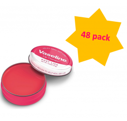 Vaseline Lip Therapy 20g unisex, Rosy - 48 pack