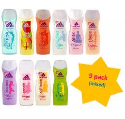 BUNDLE - Shower Gel 250ml Women’s  - mixed (select any scent) - 9 pack - mixed