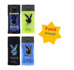 BUNDLE - Men's Playboy Shower Gel 250ml - Mix, 9 pack (any scents)