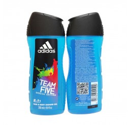 Adidas Shower Gel 250ml men, Team Five 