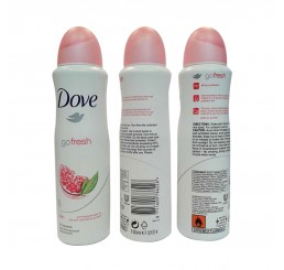 Dove Body Spray 150ml woman, Go Fresh, pomegranate & lemon verbena scent